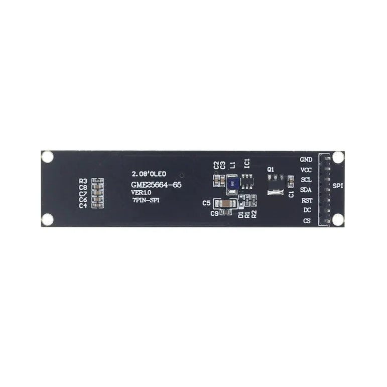 2.08 inch OLED Display 256X64 Pixel 2.08" SH1122 driver OLED LCD Module 7pin SPI Interface White With gray scale adjustment