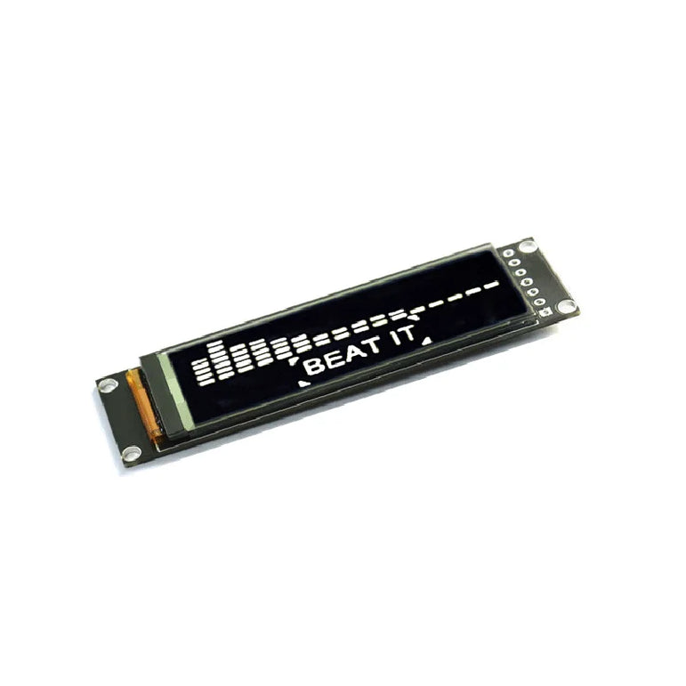 2.08 inch OLED Display 256X64 Pixel 2.08" SH1122 driver OLED LCD Module 7pin SPI Interface White With gray scale adjustment