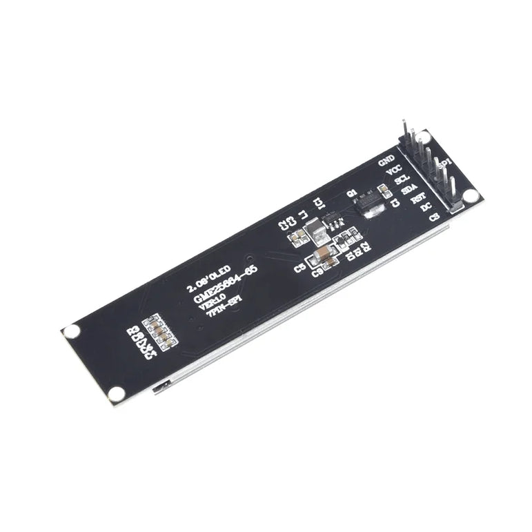2.08 inch OLED Display 256X64 Pixel 2.08" SH1122 driver OLED LCD Module 7pin SPI Interface White With gray scale adjustment