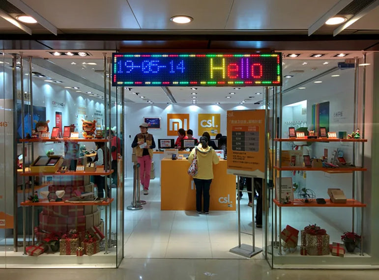 Programmable LED Board RGB Full Color Sign 1000 x190x55mm LED Sign Display with High Perfect Resolution and New SMD Technology