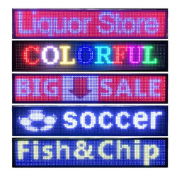 Programmable LED Board RGB Full Color Sign 1000 x190x55mm LED Sign Display with High Perfect Resolution and New SMD Technology