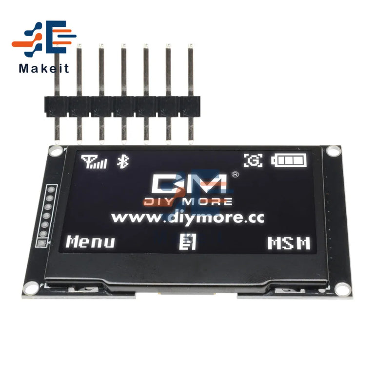 2.42 inch 2.42" OLED Display Module 128x64 LCD HD Display Screen Board Module IC I2C SPI Serial SSD1309 for Arduino C51 STM32