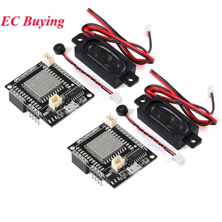2pcs/1pc VC-02 AI Intelligent Network-free Pure Offline Voice Development Board VC02 2MB Recognition English Voice Sound Control