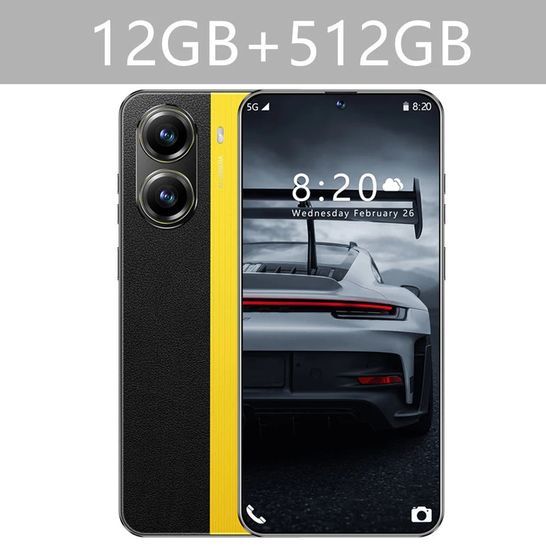 2025 New X7 Pro Case for 7.3HD Smartphone 5G Dual Card Android 14 Global Version 8000mAh Battery