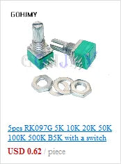 3590S Multiturn Potentiometer 500 1K 2K 5K 10K 20K 50K 100K ohm Potentiometer Adjustable Resistor 3590 102 202 502 103