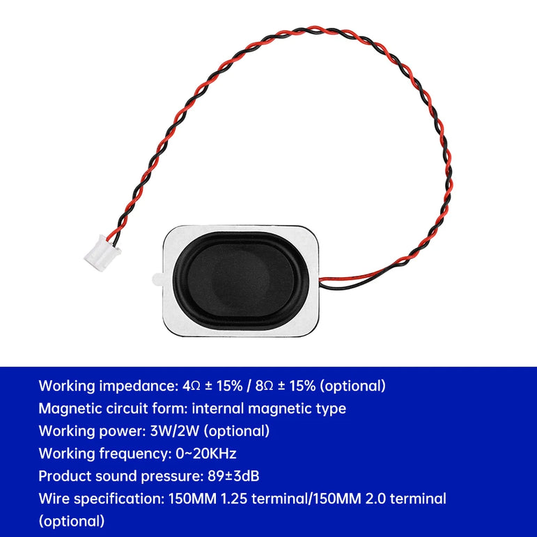 Mini Speaker 4 ohm 3w 8 ohm 2W Square Small Cavity Notebook Computer 3525 2535 Ultra-thin Box Speaker