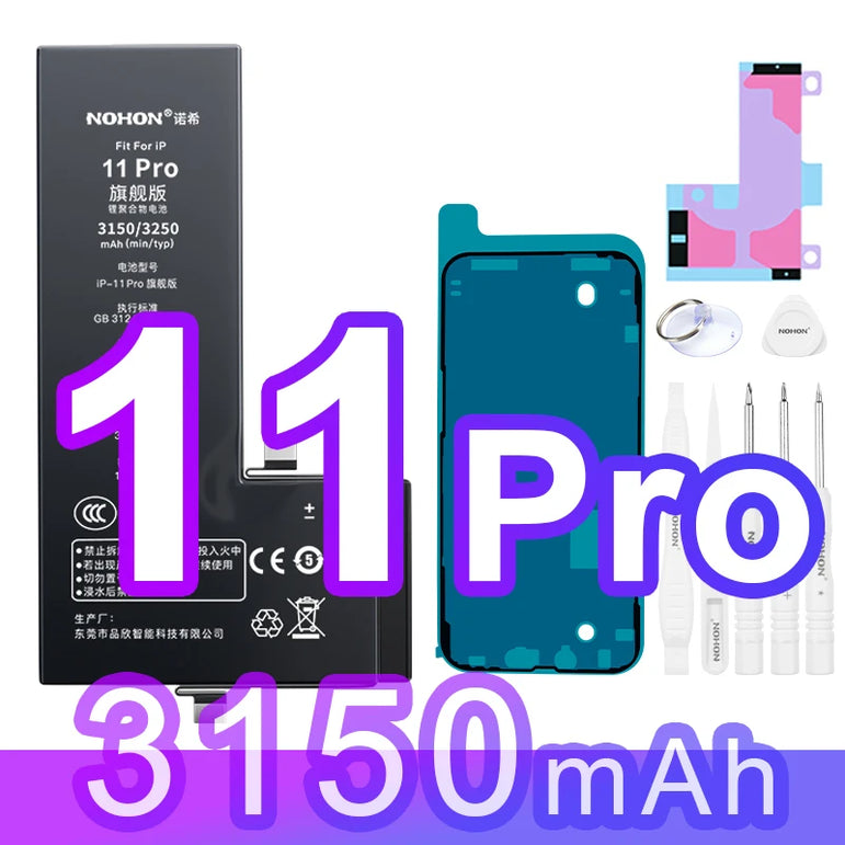 NOHON 3500mAh Battery for iPhone 14 13 11 12 Pro 15 SE 2022 2020 SE3 SE2 X XR XS Max Replacement Batteries Big Capacity