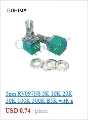 3590S Multiturn Potentiometer 500 1K 2K 5K 10K 20K 50K 100K ohm Potentiometer Adjustable Resistor 3590 102 202 502 103