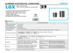 2Pcs/10Pcs 100uF 500V Nichicon GX/LQ 22x40mm 500V100uF Snap-in PSU Capacitor LGX2H101MELZ40