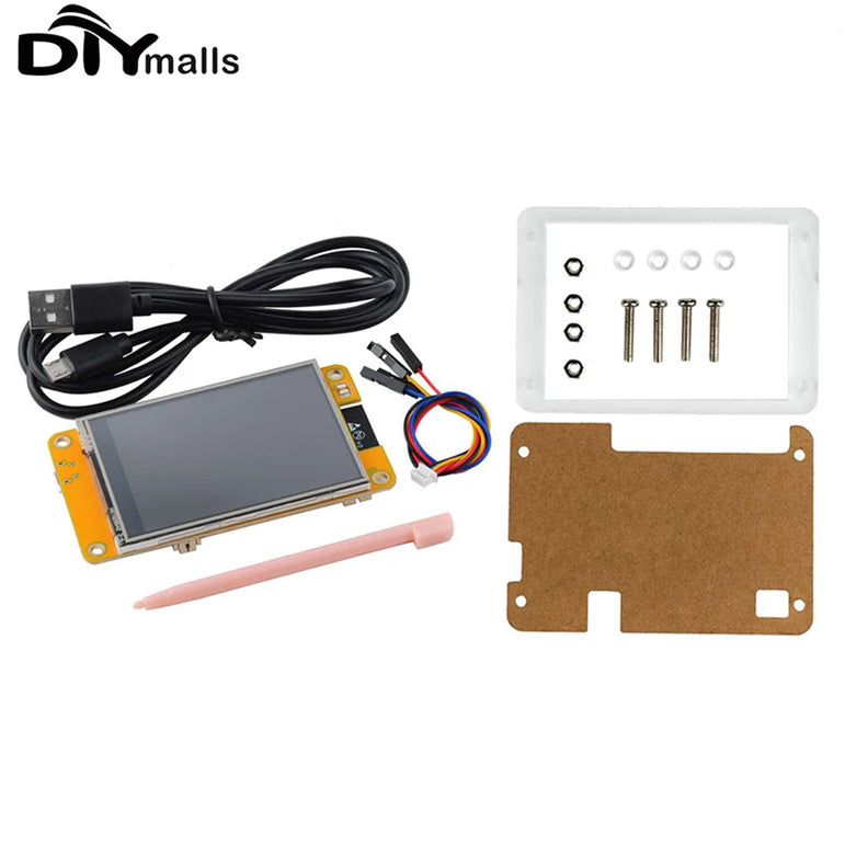 2.8" ESP32-2432S028R ESP32 Display ILI9341 Resistive Touchscreen TFT LCD Module ESP-WROOM-32 Development Board + Acrylic Case