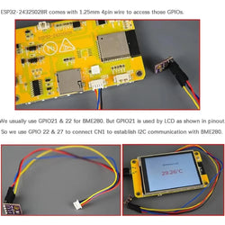 2.8" ESP32-2432S028R ESP32 Display ILI9341 Resistive Touchscreen TFT LCD Module ESP-WROOM-32 Development Board or Acrylic Case