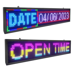 Programmable LED Board RGB Full Color Sign 1000 x190x55mm LED Sign Display with High Perfect Resolution and New SMD Technology