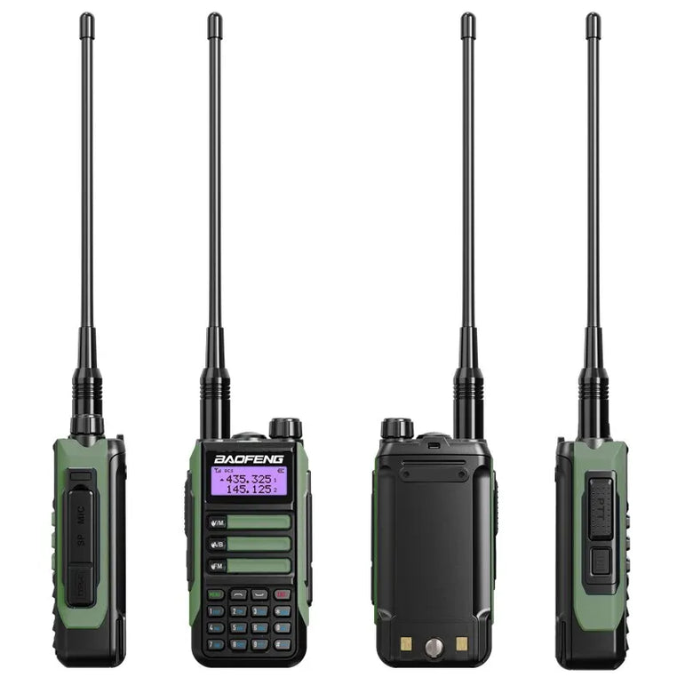 Baofeng UV16Pro V2 50KM CB Ham Radio Station Two Way Amateur VHF Powerful 10Watts UV16 Walkie Talkie Hunting Radios