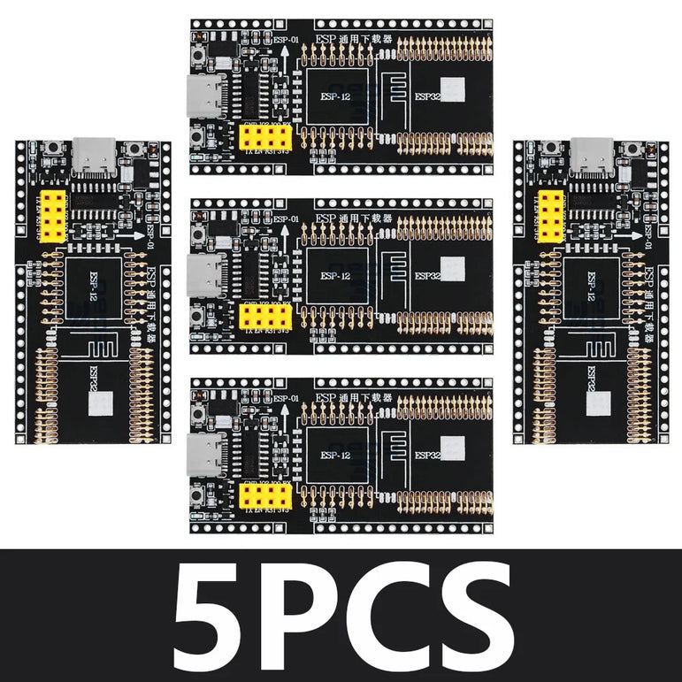 1~10PCS ESP8266 ESP32-WROV-ER Development Board Test Programmer Socket Downloader for ESP-01 ESP01S ESP12 ESP32 Adapter CH340