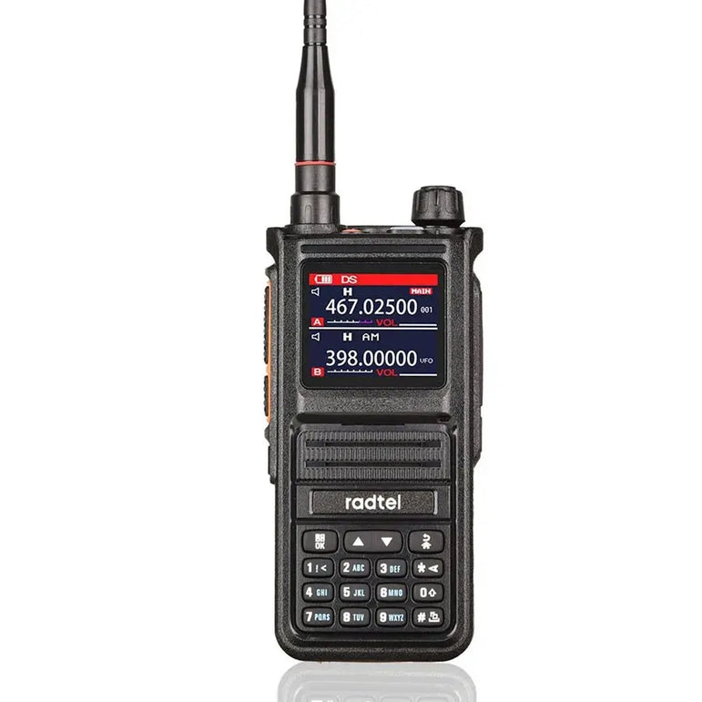 Radtel RT-470X Full Band Ham Radio 256 Channel Air Band Two Way Radio USB-C Aviation NOAA Police Marine Amateur HT Scanner Roger