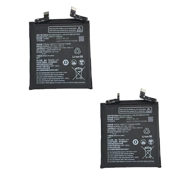 5100mAh New Li3949T44P8h776759 Battery For ZTE Nubia Z50S Pro NX713J Mobile Phone 1ICP6/68/74 Mobile Phone Batteries
