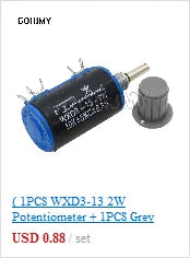 3590S Multiturn Potentiometer 500 1K 2K 5K 10K 20K 50K 100K ohm Potentiometer Adjustable Resistor 3590 102 202 502 103