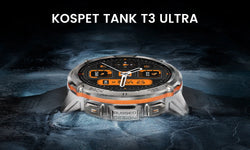 2025 Original KOSPET TANK T3 Ultra GPS Smart Watch For Men Smartwatch Waterproof 5ATM IP69K 470mAh AMOLED Bluetooth Call Watches