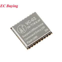 2pcs/1pc VC-02 AI Intelligent Network-free Pure Offline Voice Development Board VC02 2MB Recognition English Voice Sound Control