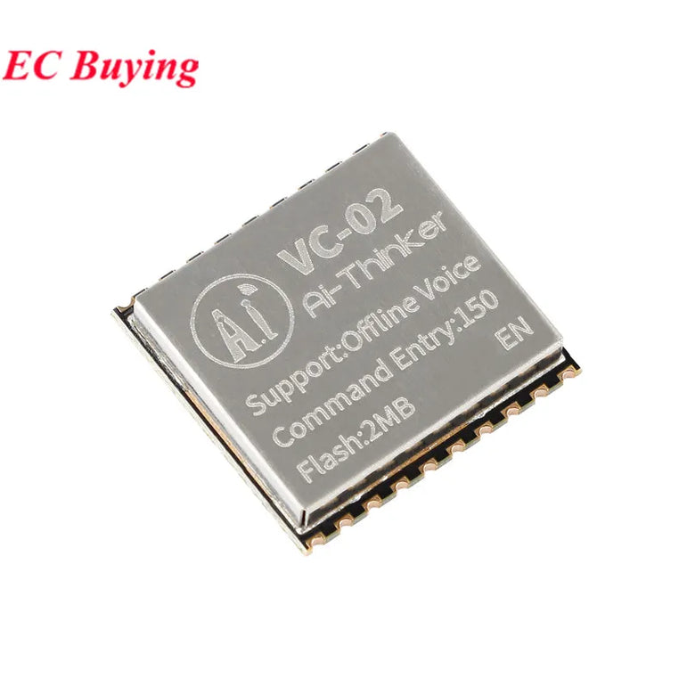 2pcs/1pc VC-02 AI Intelligent Network-free Pure Offline Voice Development Board VC02 2MB Recognition English Voice Sound Control