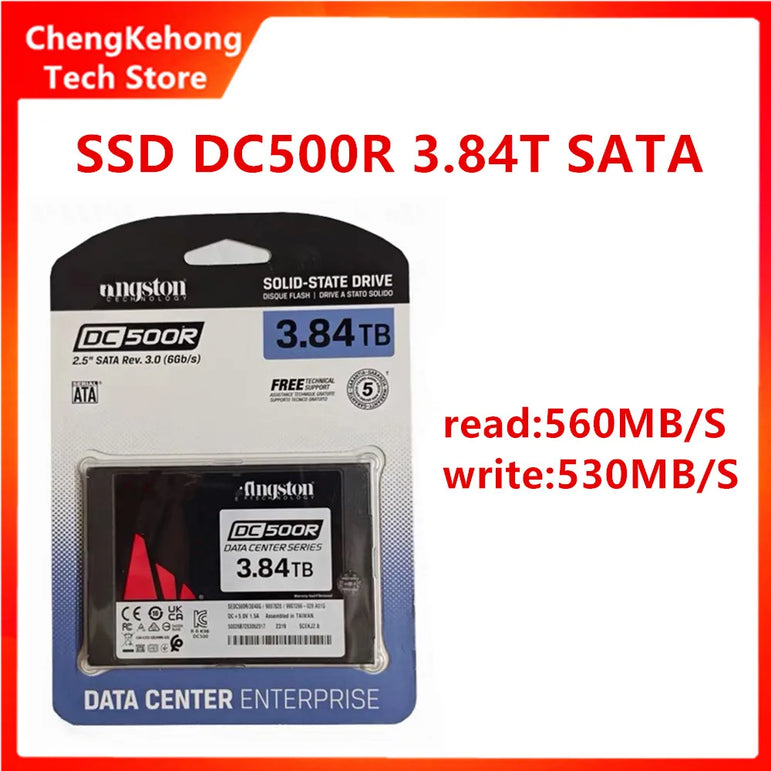 New For Kingston DC600M DC500R 1.92T 3.84T 7.68T 2.5-inch SATA3 Enterprise SSD Server Solid State Drive Original