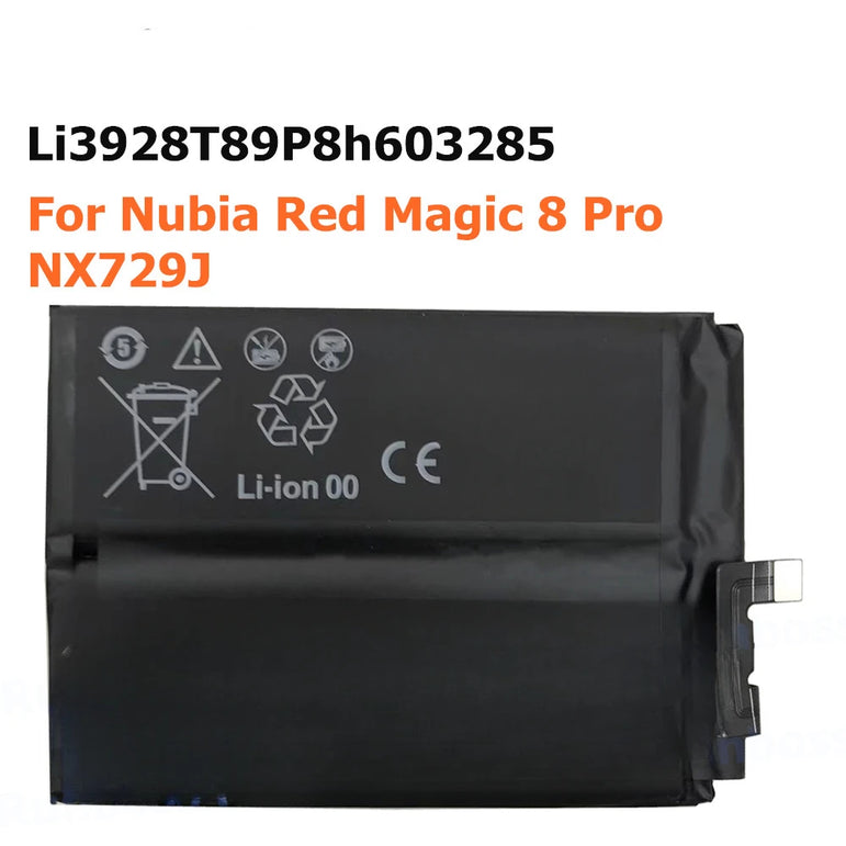For ZTE Nubia Red Magic 8 Pro 8Pro NX729J Mobile Phone Batteries New Li3928T89P8h603285 Battery 5700mAh