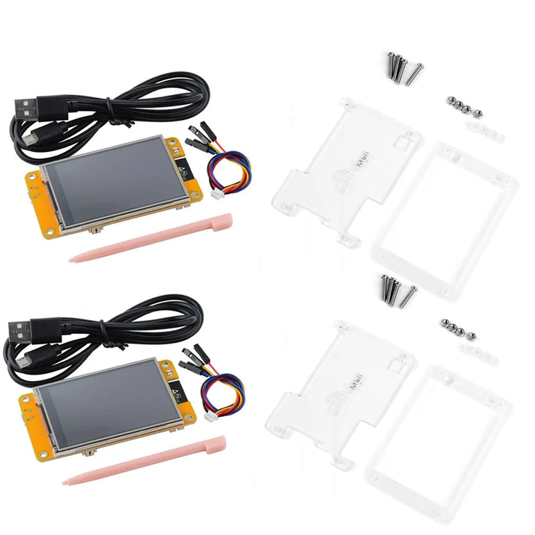 2.8" ESP32 Display ILI9341 Resistive Touchscreen TFT LCD Module ESP-WROOM-32 Development Board + Acrylic Case ESP32-2432S028R