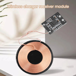 3W 600mA/5W 1A Wireless Charging Receiver Module Small Coil Built-in 5V Charging Wireless Charger PCBA Board