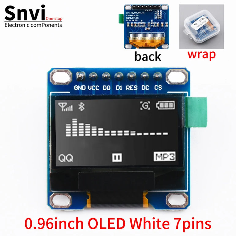 0.96 inch oled IIC Serial White OLED Display Module 128X64 I2C SSD1306 12864 LCD Screen Board For Arduino
