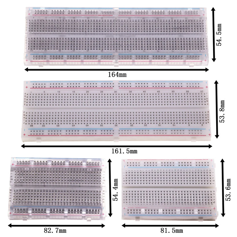 400/830 Points Breadboard 830 points Breadboard MB-102 Solderless PCB test Board 400 Hole Breadboard MB102 Test Develop DIY