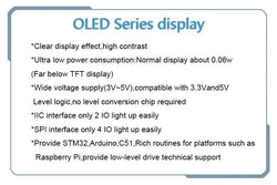 OLED 0.91 inch/0.96 inch/1.3 inch OLED display module IIC I2C SPI 128X64 I2C SSD1306 12864 LCD  White word