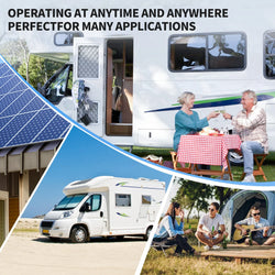 MFUZOP 1280Wh 2560Wh 3840Wh  12V LiFePO4 Rechargeable Battery Intelligent BMS100Ah 200Ah 300Ah System for RV Camping No VAT