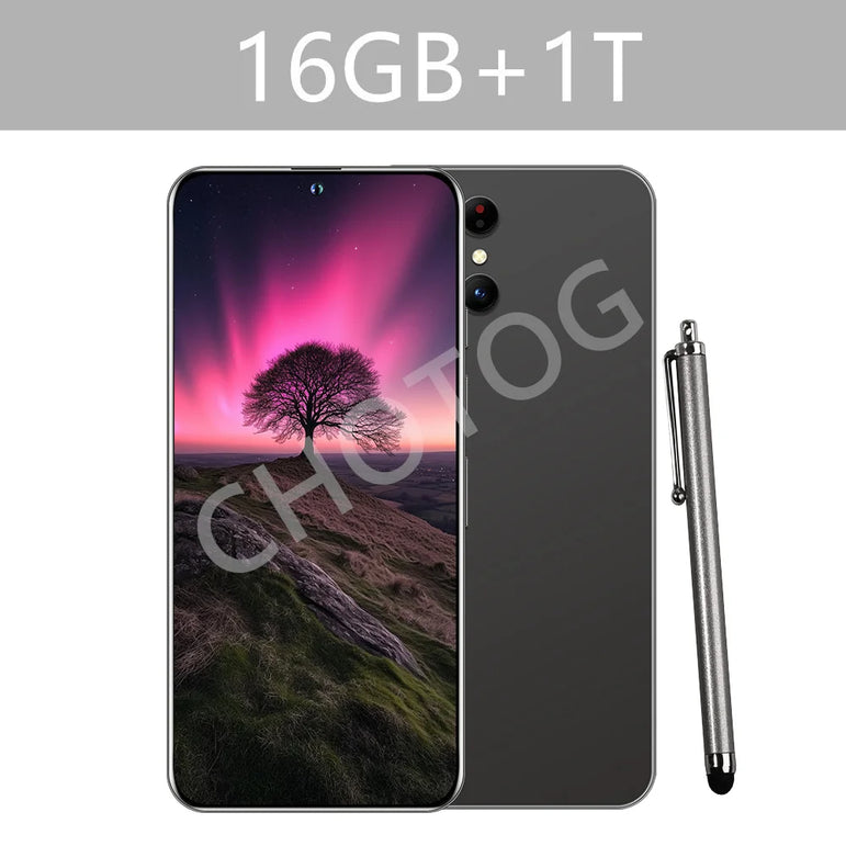 New SMS 24 Ultra Mobile Phones 22GB+2TB Global Version Smartphone 5G Dual Sim Android Cellphones Snapdragon 8 gen 3 Cell Phone