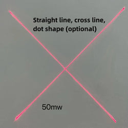 12mm 50mw 20mw 10mw 5mw  red laser module 650nm red laser head  adjustable focal 3V-4.5V laser dot shaped cross