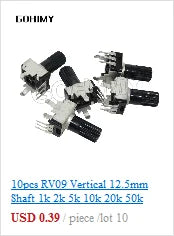 3590S Multiturn Potentiometer 500 1K 2K 5K 10K 20K 50K 100K ohm Potentiometer Adjustable Resistor 3590 102 202 502 103