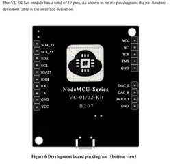 2pcs/1pc VC-02 AI Intelligent Network-free Pure Offline Voice Development Board VC02 2MB Recognition English Voice Sound Control