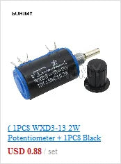 3590S Multiturn Potentiometer 500 1K 2K 5K 10K 20K 50K 100K ohm Potentiometer Adjustable Resistor 3590 102 202 502 103