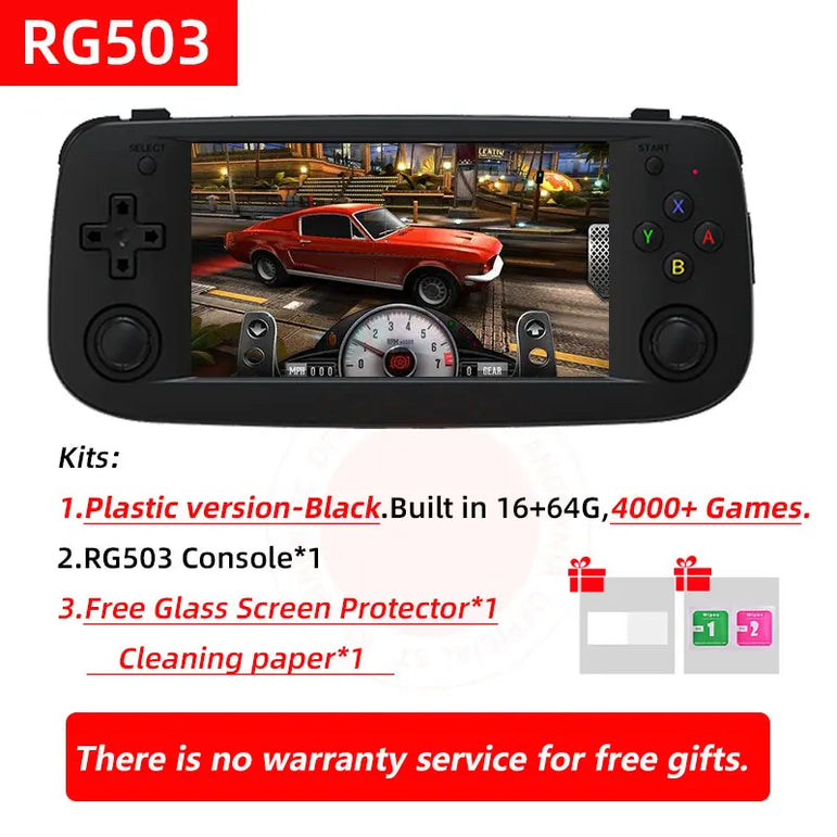 Anbernic RG503 Retro Handheld Video Game Console 4.95-inch OLED Screen Linux System Portable Game Player RK3566 Bluetooth 5G Wif