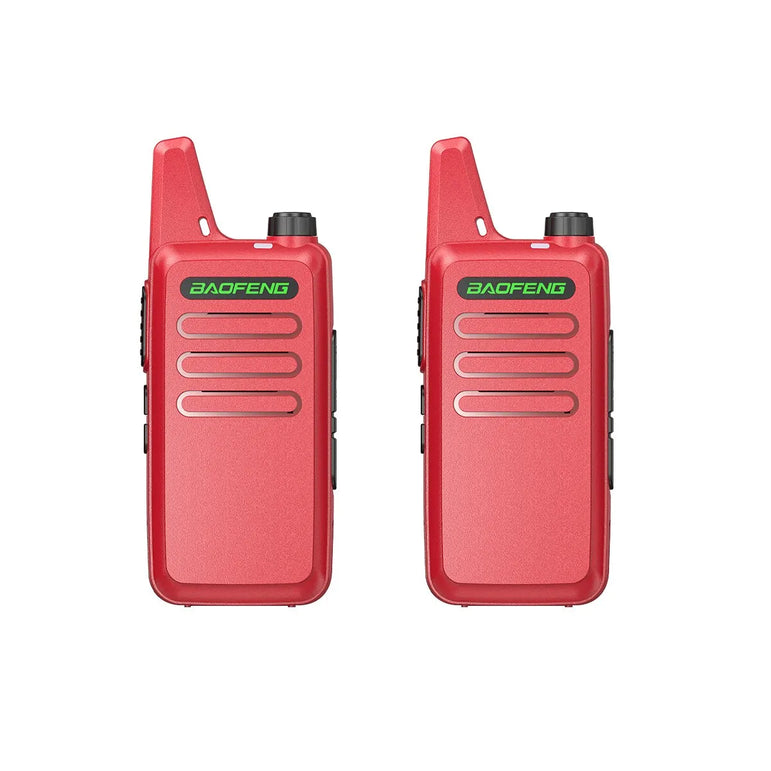 2PCS Mini Walkie Talkie Baofeng BF-T20 PortableTwo Way Radio Charging USB VOX For BF-C9 BF-888S KD-C1 for Station Hotel Hunting