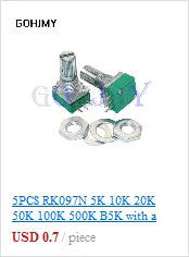 3590S Multiturn Potentiometer 500 1K 2K 5K 10K 20K 50K 100K ohm Potentiometer Adjustable Resistor 3590 102 202 502 103