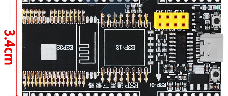 1~10PCS ESP8266 ESP32-WROV-ER Development Board Test Programmer Socket Downloader for ESP-01 ESP01S ESP12 ESP32 Adapter CH340