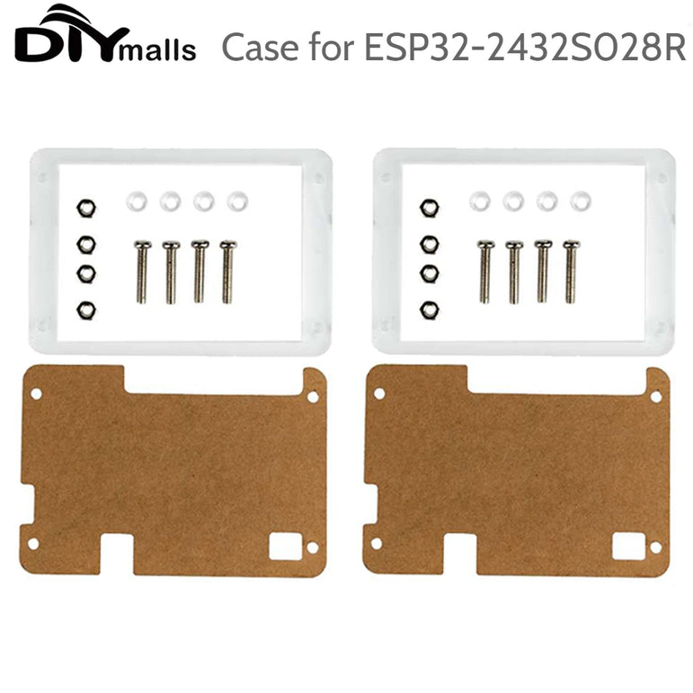 2.8" ESP32-2432S028R ESP32 Display ILI9341 Resistive Touchscreen TFT LCD Module ESP-WROOM-32 Development Board + Acrylic Case