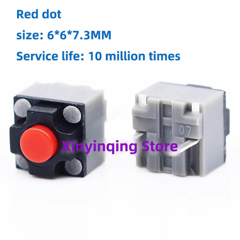 10/30/50PCS Kailh Mute Button 6*6*7.3 Silent Switch Wireless Mouse Wired Mouse Button Micro Switch M330M220M590 button accessory