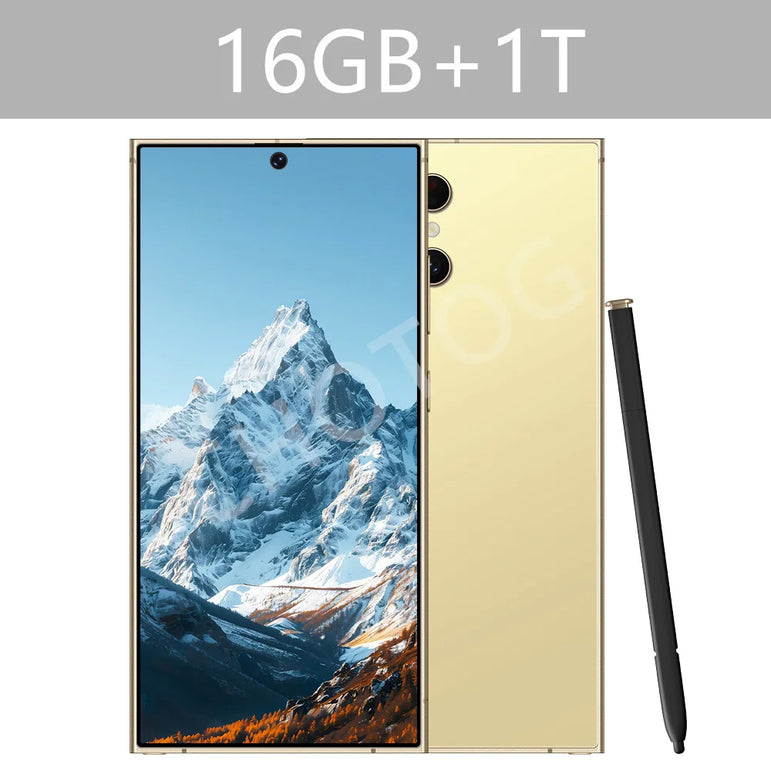SMS 25 Ultra Smartphone 5G Dual SIM 7800mAh Original Mobile Phones Global Version HD Cellphones 22GB+2TB Cell Phone Android 14
