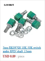 3590S Multiturn Potentiometer 500 1K 2K 5K 10K 20K 50K 100K ohm Potentiometer Adjustable Resistor 3590 102 202 502 103