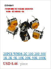 3590S Multiturn Potentiometer 500 1K 2K 5K 10K 20K 50K 100K ohm Potentiometer Adjustable Resistor 3590 102 202 502 103