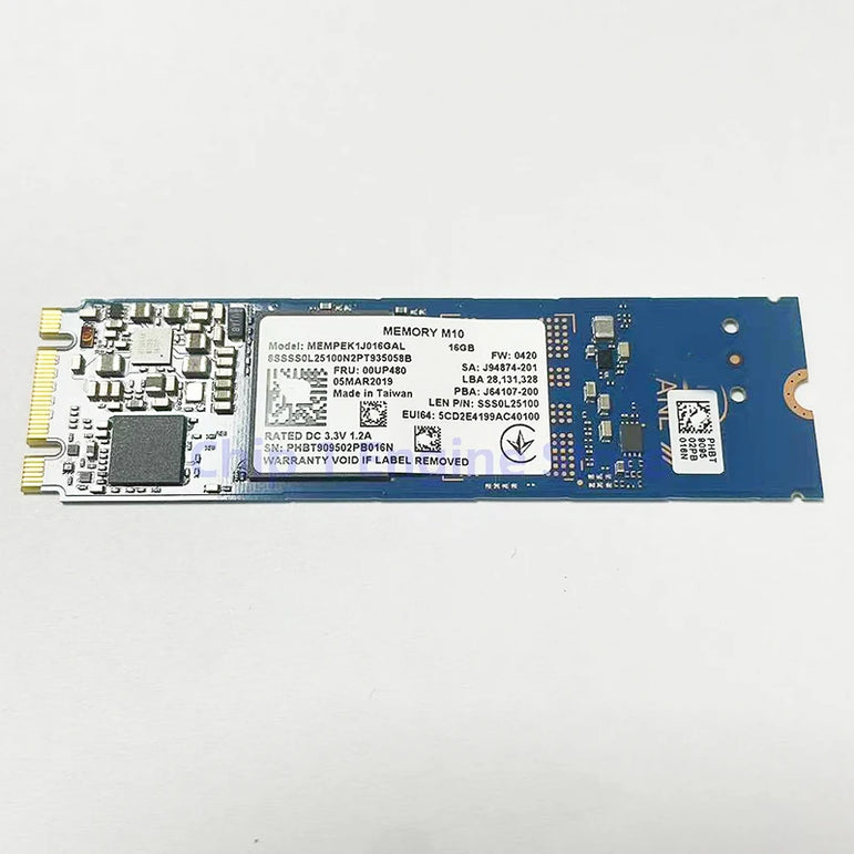 New&original memory M10 M.2 2280 16GB SSD PCIE NVME 3.0X2 Internal solid state drive applied to Intel Optane Memory