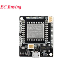 2pcs/1pc VC-02 AI Intelligent Network-free Pure Offline Voice Development Board VC02 2MB Recognition English Voice Sound Control