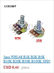 3590S Multiturn Potentiometer 500 1K 2K 5K 10K 20K 50K 100K ohm Potentiometer Adjustable Resistor 3590 102 202 502 103