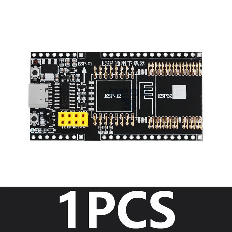 1~10PCS ESP8266 ESP32-WROV-ER Development Board Test Programmer Socket Downloader for ESP-01 ESP01S ESP12 ESP32 Adapter CH340